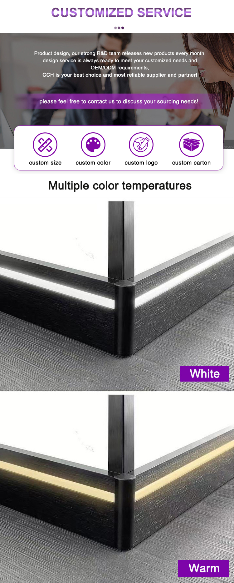 Wall Mounting Baseboard 
